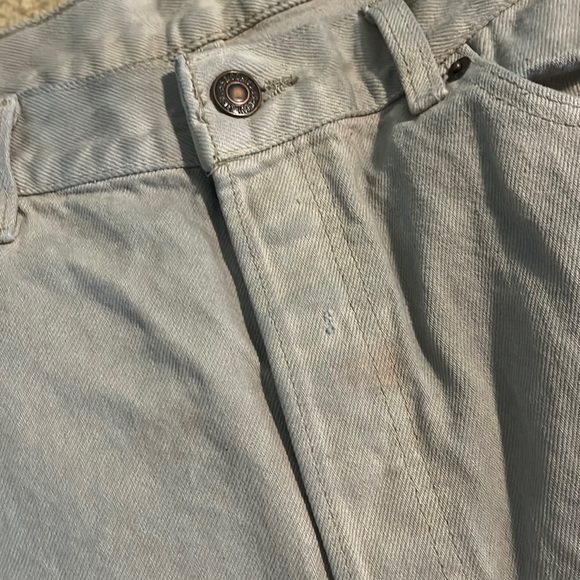 Vintage Levi 501 Jeans - Button Fly - Light Blue/Grey 36x32 - Picture 5 of 9